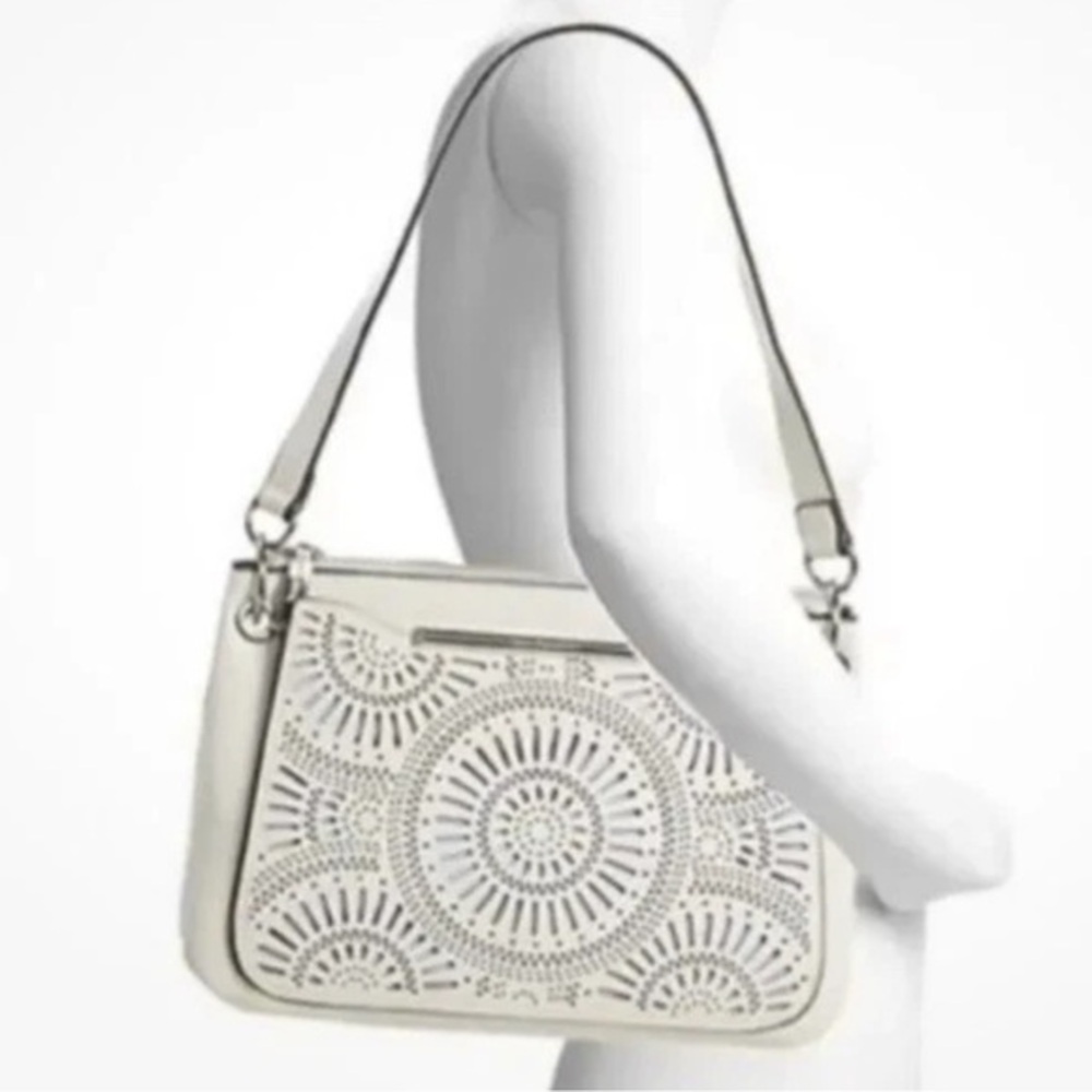 Brand New with tags Yanet Enzo Angiolini purse Bag Crossbody Off White Mandala